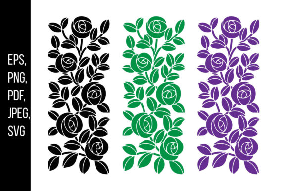 Doodle Floral Wreath Branches: A Versatile Graphic Asset