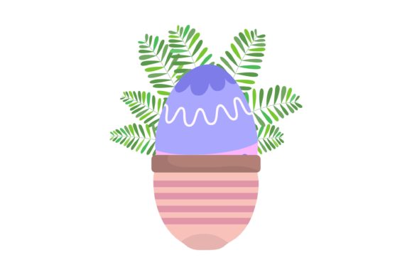 Easter Eggs Graphic Floral Freebie for Branding and Marketing