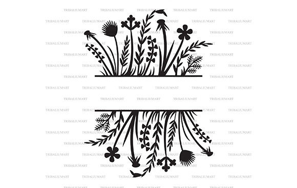 Floral Frame or Border - A Versatile Graphic Design Asset