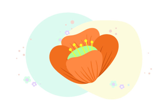 Floral Modern Pattern Abstract Graphics & Illustrations