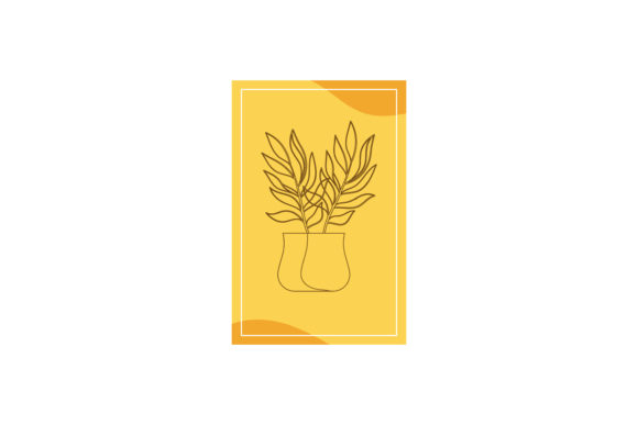 Floral Natural Flowerpot Graphics for Blog and Web Design