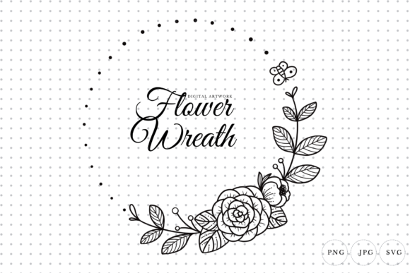 Floral Ornament Clipart Graphic: Graphics & Illustrations