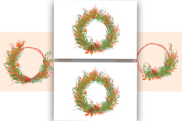 Floral Wreath Graphics & Illustrations Design Review