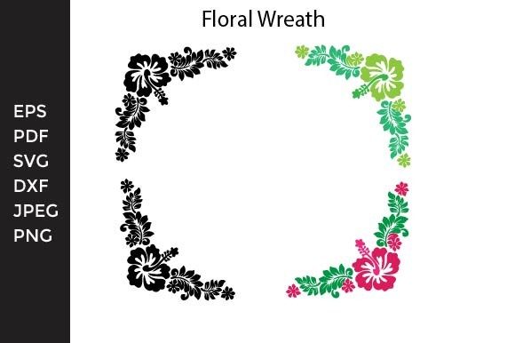 Floral Wreath SVG Cut File: Illustrations & Graphics Review