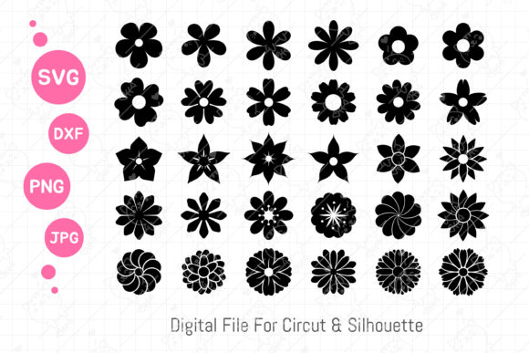 Flower SVG Bundle: Floral Silhouette Illustration Review