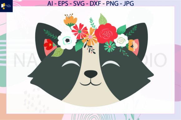 Flowers Floral Headbands Cat Svg for Creative Projects