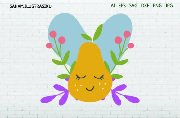 Fruit Pears Floral Heart Kawaii Svg Graphics Review