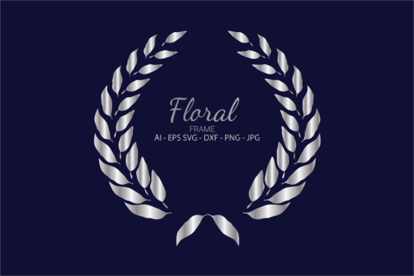 Monogram Floral Wedding Svg for Branding and Packaging