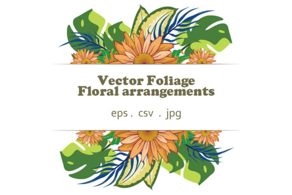 Vector Floral Foliage Graphic Set 37 Review for Design Projects